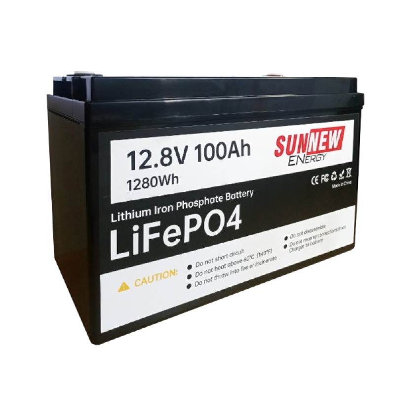 SUNNEW 100AH 12.8V Lithium Ion Phosphate batteries